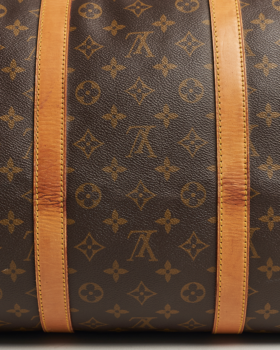 Mies | Louis Vuitton Pre-Owned Keepall 55 Bag Monogram | Louis Vuitton Pre-Owned | Keepall 55 Bag Monogram
