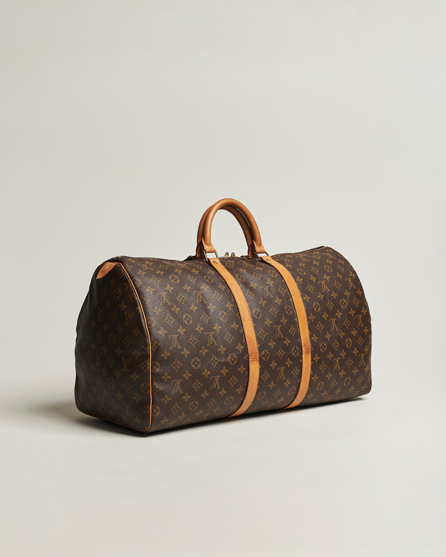 Mies | Louis Vuitton Pre-Owned Keepall 55 Bag Monogram | Louis Vuitton Pre-Owned | Keepall 55 Bag Monogram