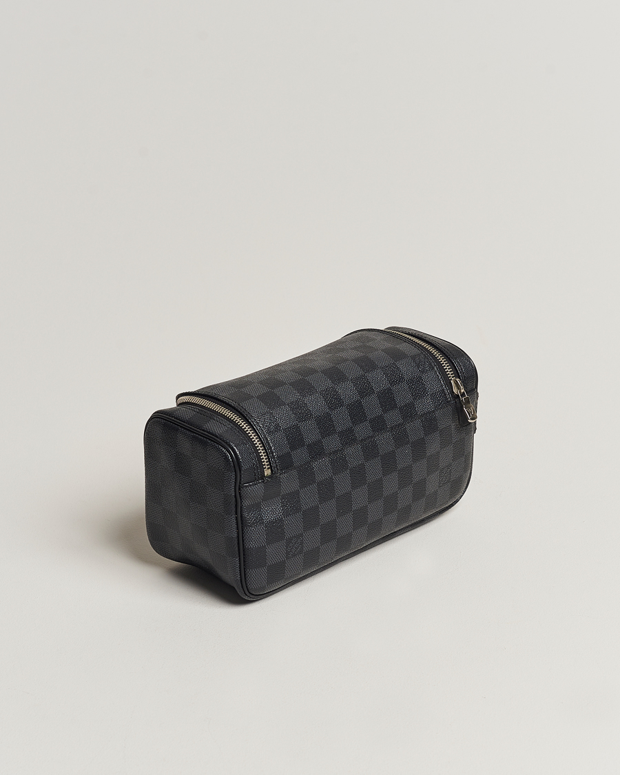 Mies | Pre-Owned & Vintage Bags | Louis Vuitton Pre-Owned | Toiletry Bag Damier Graphite