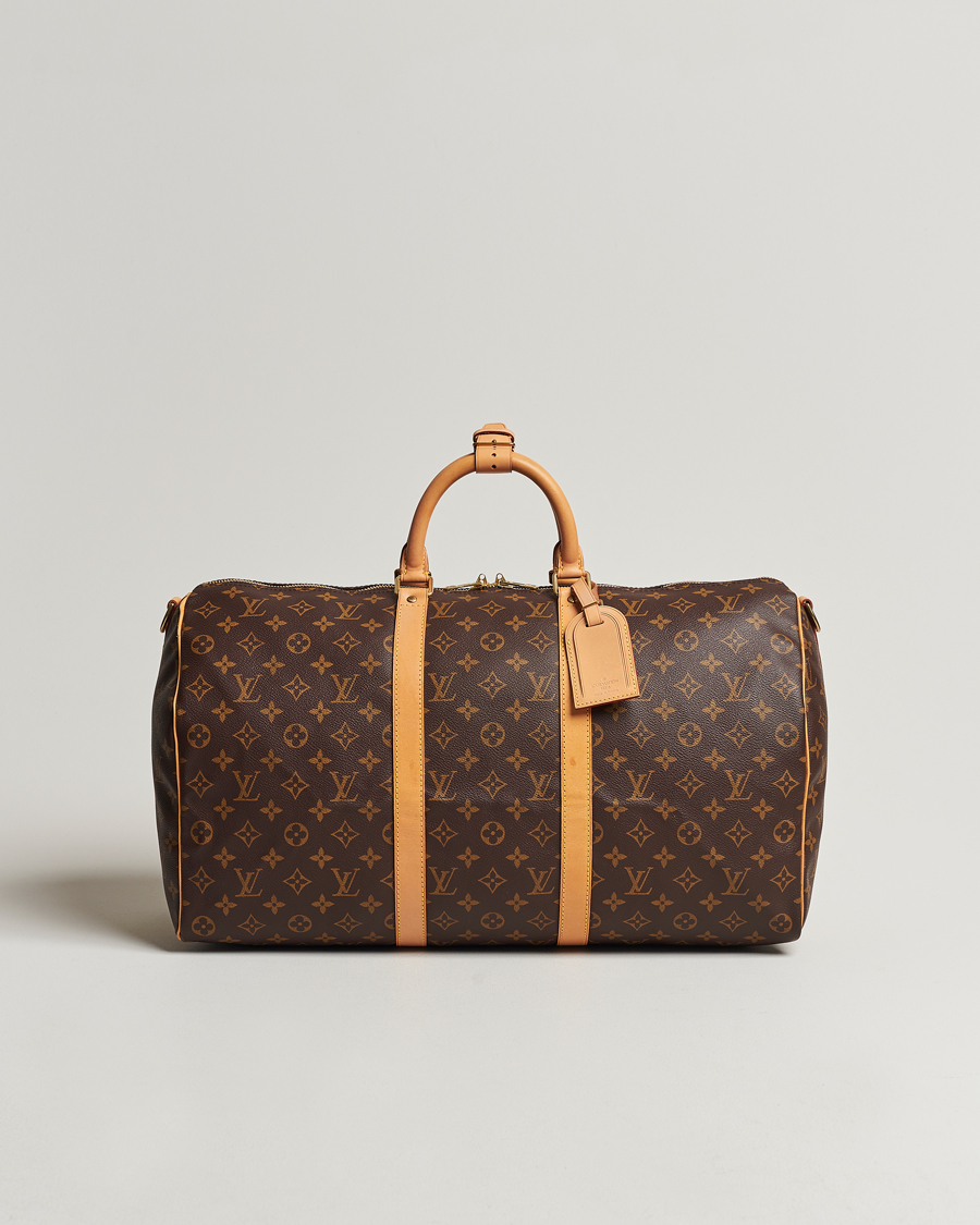 Mies | Louis Vuitton Pre-Owned Keepall Bandoulière 50 Bag Monogram | Louis Vuitton Pre-Owned | Keepall Bandoulière 50 Bag Monogram