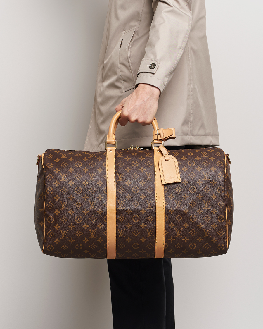 Mies | Louis Vuitton Pre-Owned Keepall Bandoulière 50 Bag Monogram | Louis Vuitton Pre-Owned | Keepall Bandoulière 50 Bag Monogram