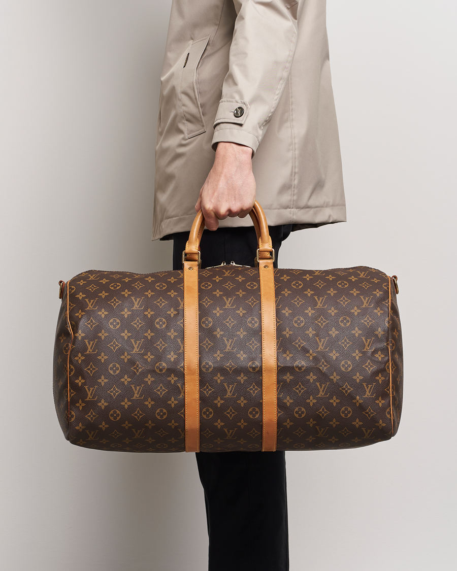Mies | Pre-Owned & Vintage Bags | Louis Vuitton Pre-Owned | Keepall Bandoulière 55 Monogram 