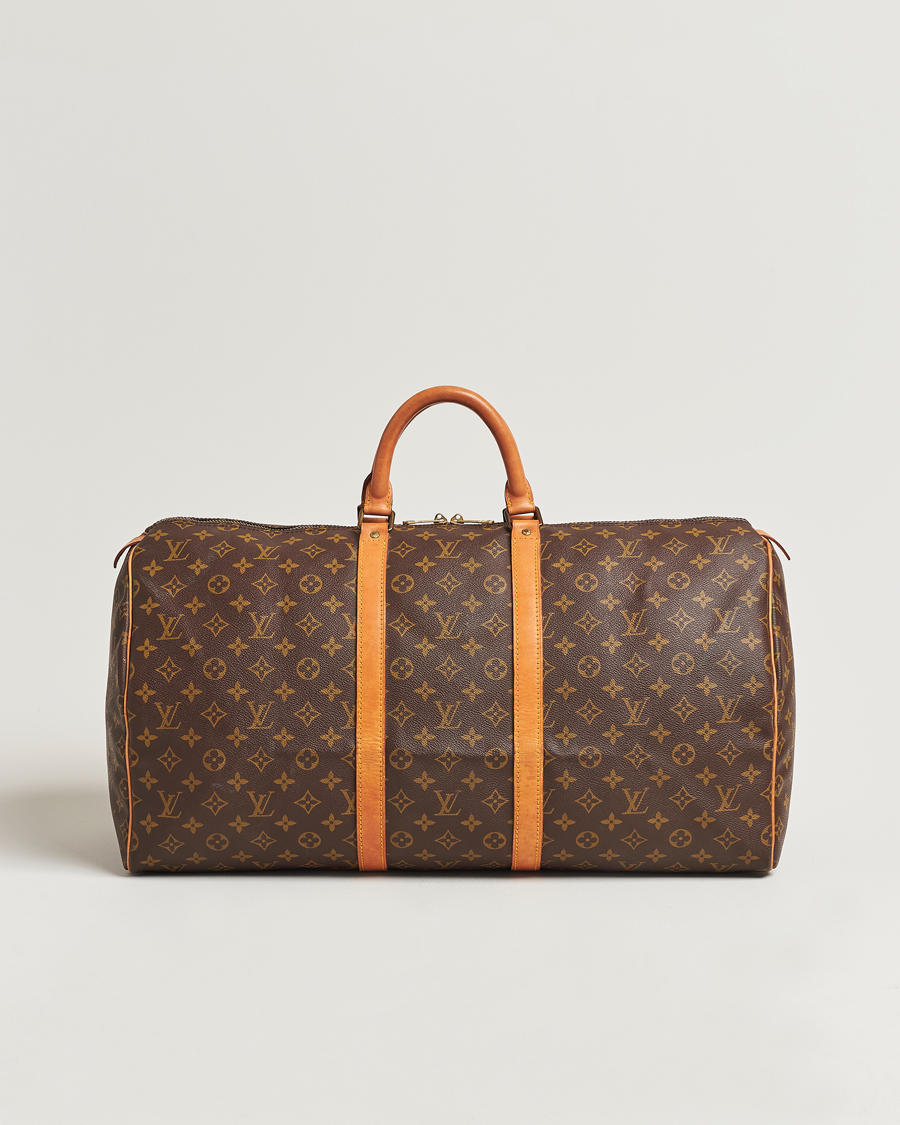 Mies | Louis Vuitton Pre-Owned Keepall 55 Bag Monogram | Louis Vuitton Pre-Owned | Keepall 55 Bag Monogram