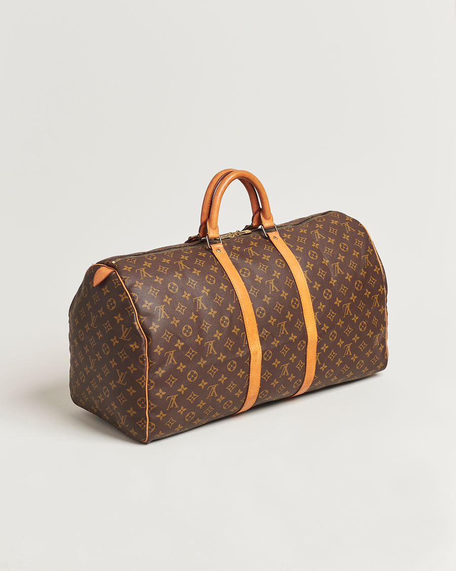 Mies | Louis Vuitton Pre-Owned Keepall 55 Bag Monogram | Louis Vuitton Pre-Owned | Keepall 55 Bag Monogram