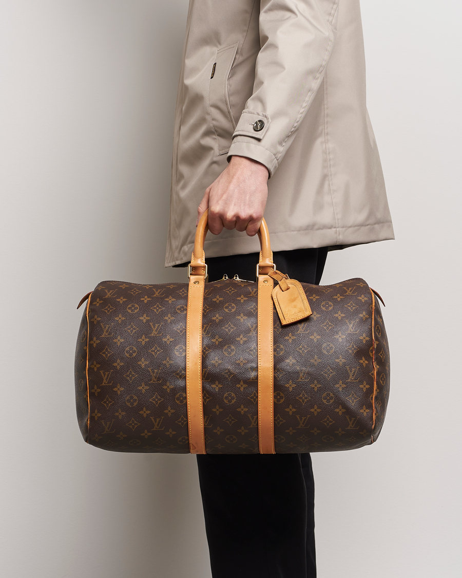 Mies | Pre-Owned & Vintage Bags | Louis Vuitton Pre-Owned | Keepall 45 Bag Monogram 