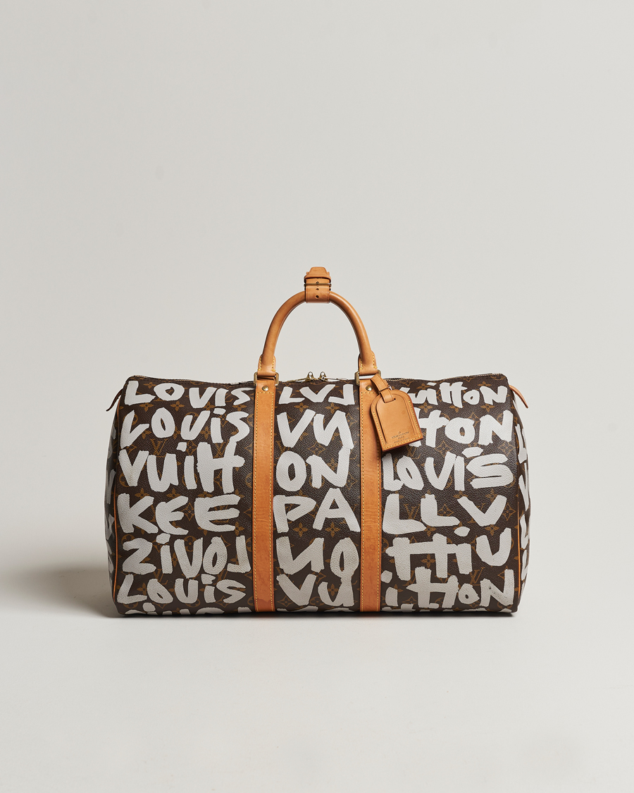 Mies | Louis Vuitton Pre-Owned Keepall 50 Bag Graffiti | Louis Vuitton Pre-Owned | Keepall 50 Bag Graffiti