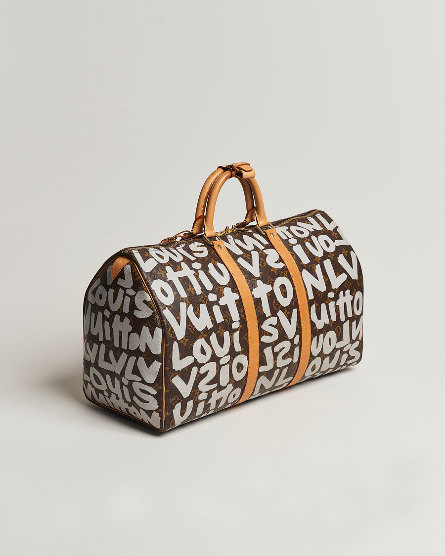 Mies | Louis Vuitton Pre-Owned Keepall 50 Bag Graffiti | Louis Vuitton Pre-Owned | Keepall 50 Bag Graffiti