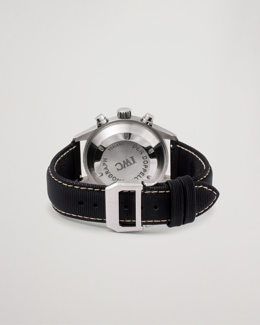 Mies | IWC Pre-Owned Doppelchronograph IW3713 Silver | IWC Pre-Owned | Doppelchronograph IW3713 Silver