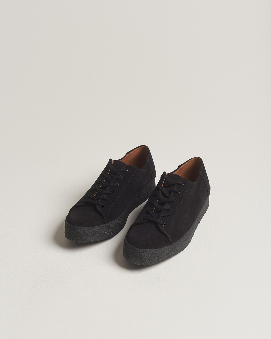 Mies | Sanders Ash Suede Monkey Shoe Black | Sanders | Ash Suede Monkey Shoe Black