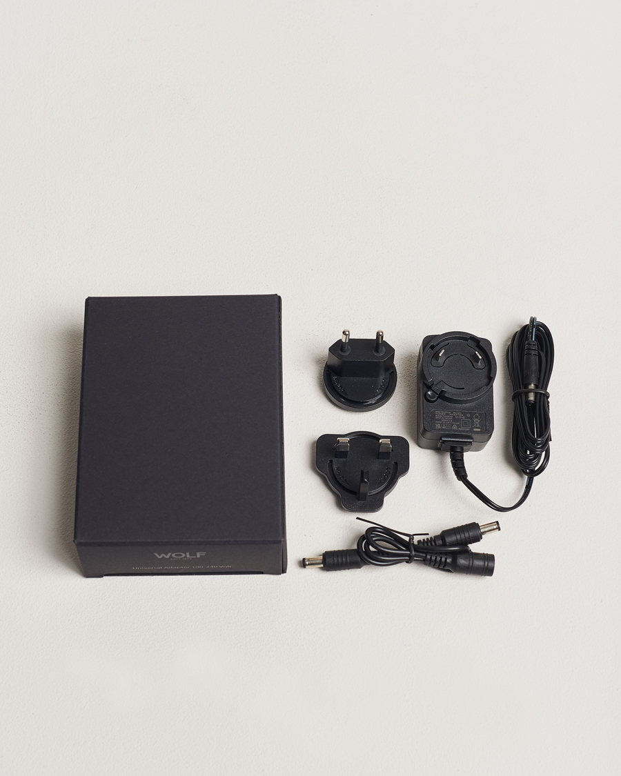 Mies | WOLF WM Brown Single Watch Winder Tweed Brown | WOLF | WM Brown Single Watch Winder Tweed Brown