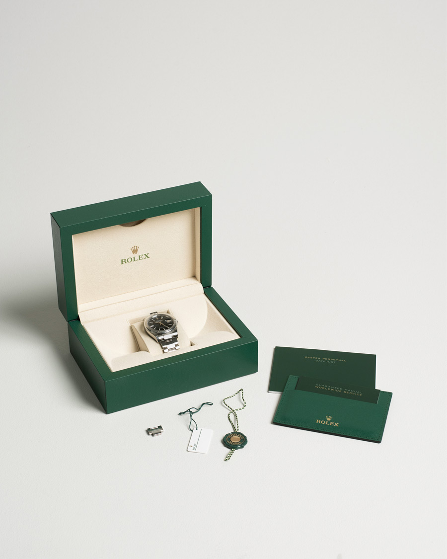 Mies | Rolex Pre-Owned Datejust Blue 126200 Silver | Rolex Pre-Owned | Datejust Blue 126200 Silver