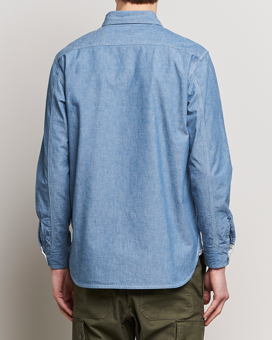 Mies | Kauluspaidat | BEAMS PLUS | Work Chambray Overshirt Light Blue