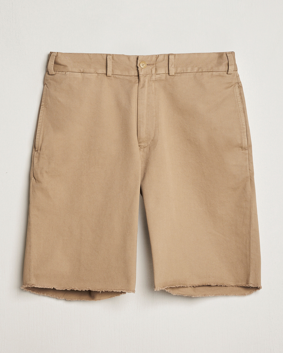 Miehet |  | BEAMS PLUS | Cut Off Twill Cotton Shorts Beige
