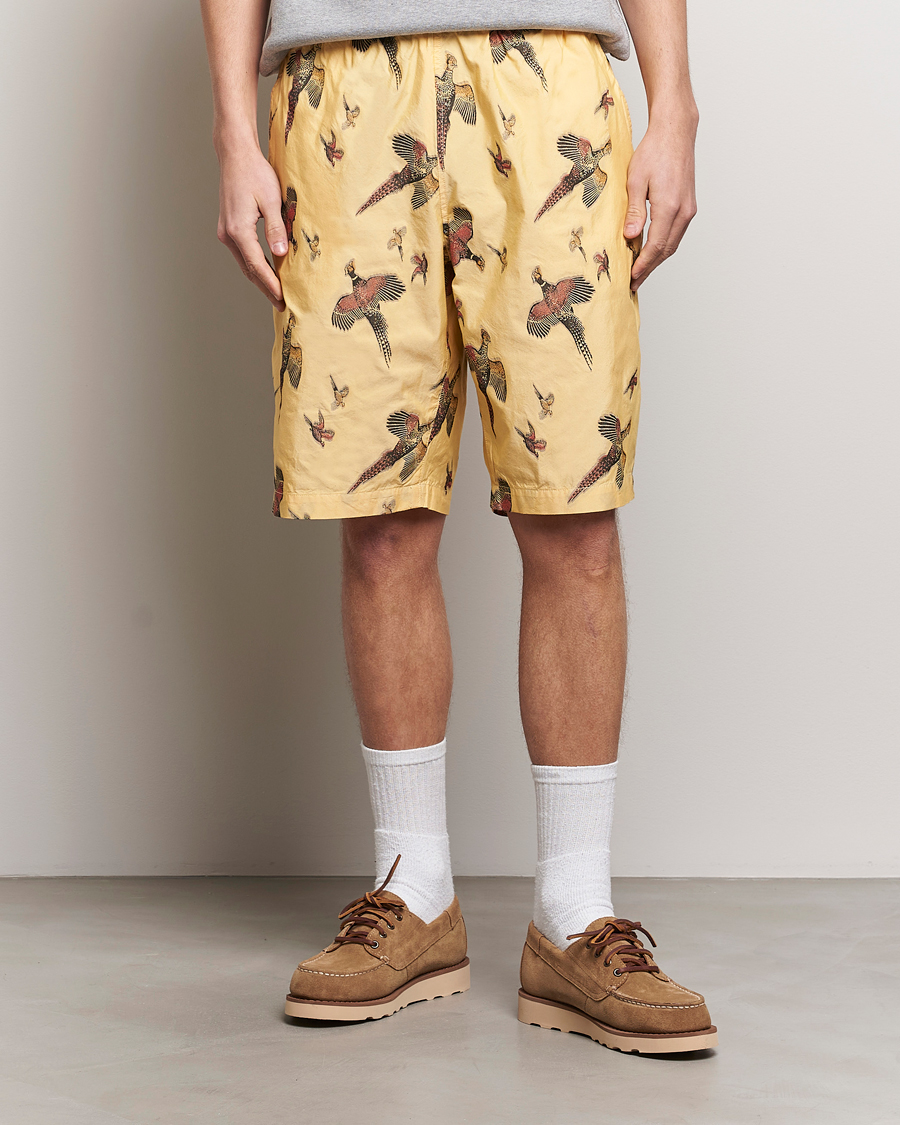 Mies | Preppy Authentic | BEAMS PLUS | Duck Jacquard Easy Shorts Yellow