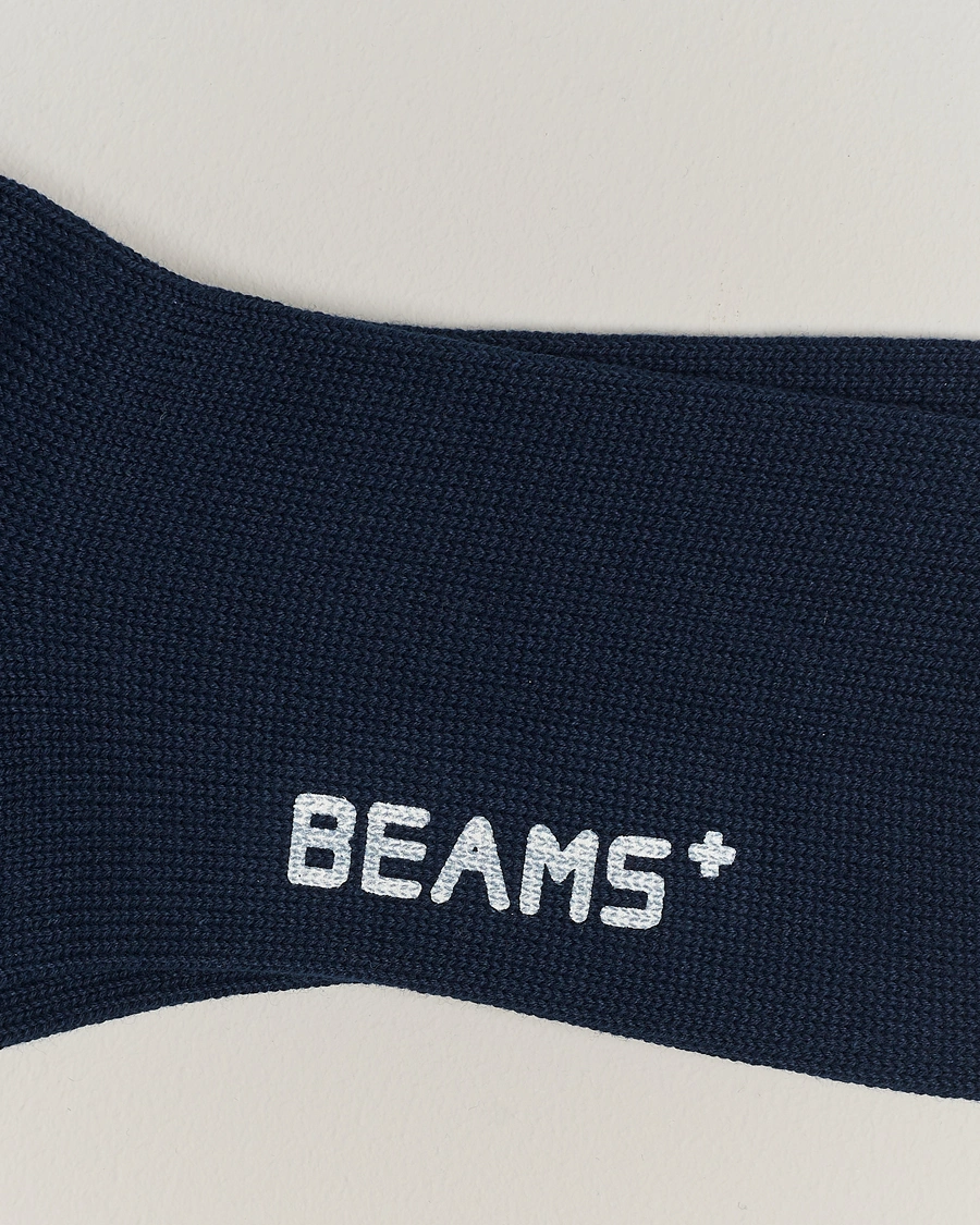 Mies | Japanese Department | BEAMS PLUS | Schoolboy Socks Navy/Red