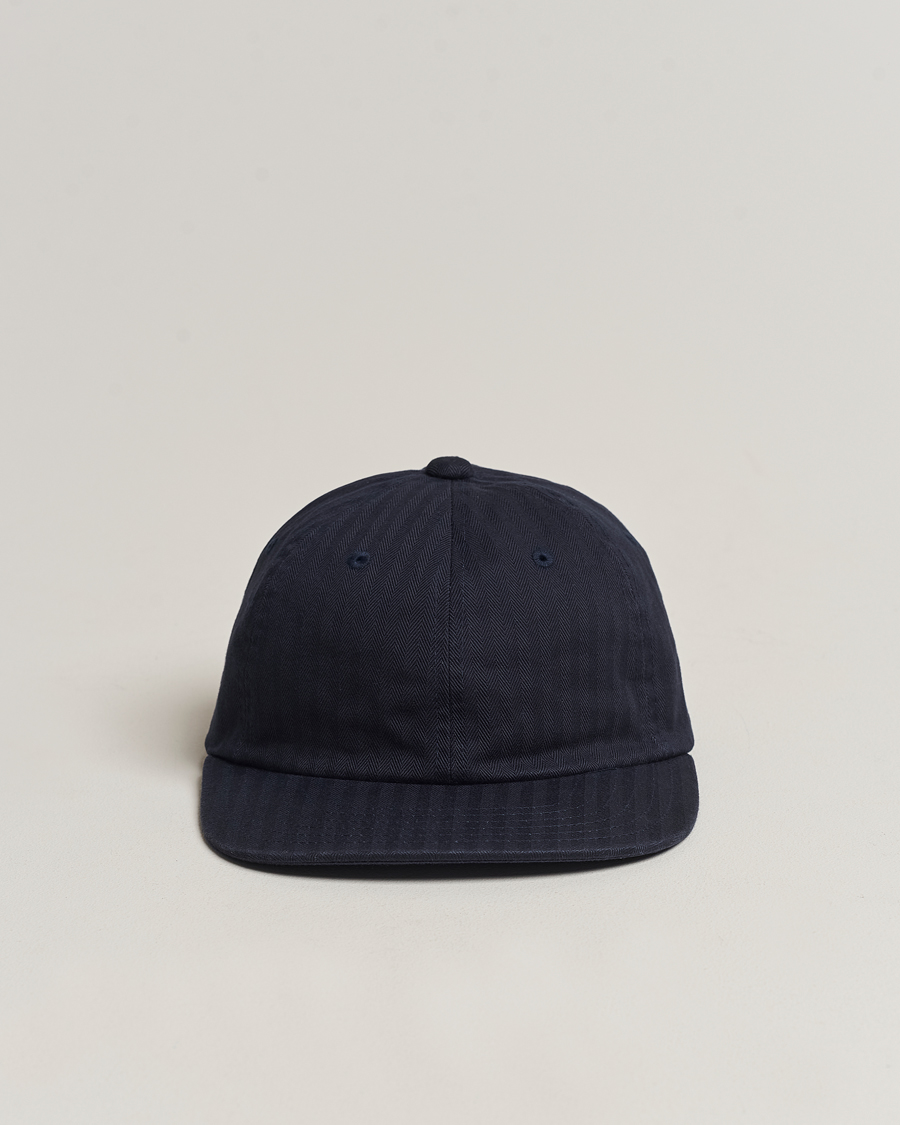 Mies | BEAMS PLUS 6 Panel Herringbone Cap Navy | BEAMS PLUS | 6 Panel Herringbone Cap Navy