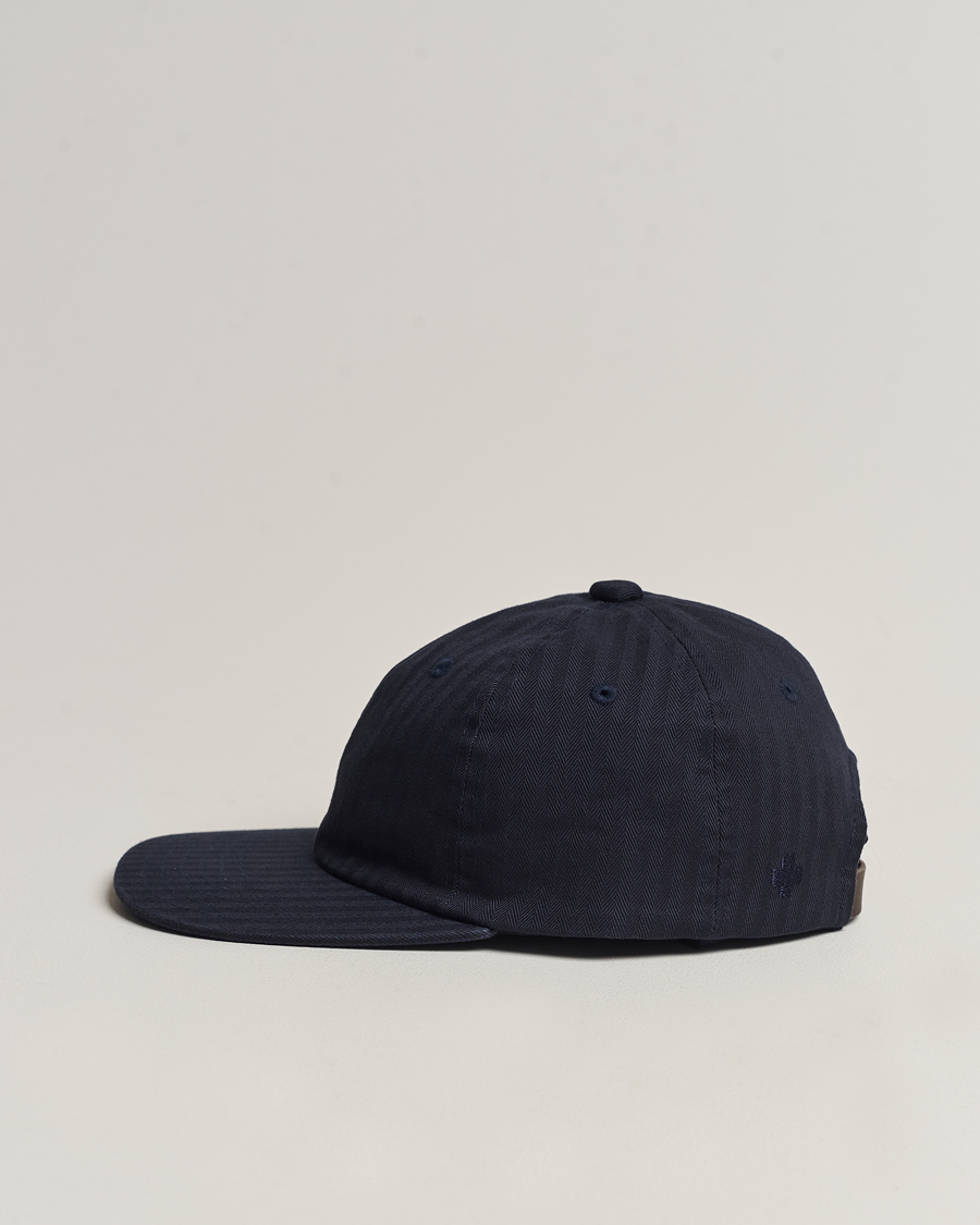 Mies | BEAMS PLUS 6 Panel Herringbone Cap Navy | BEAMS PLUS | 6 Panel Herringbone Cap Navy