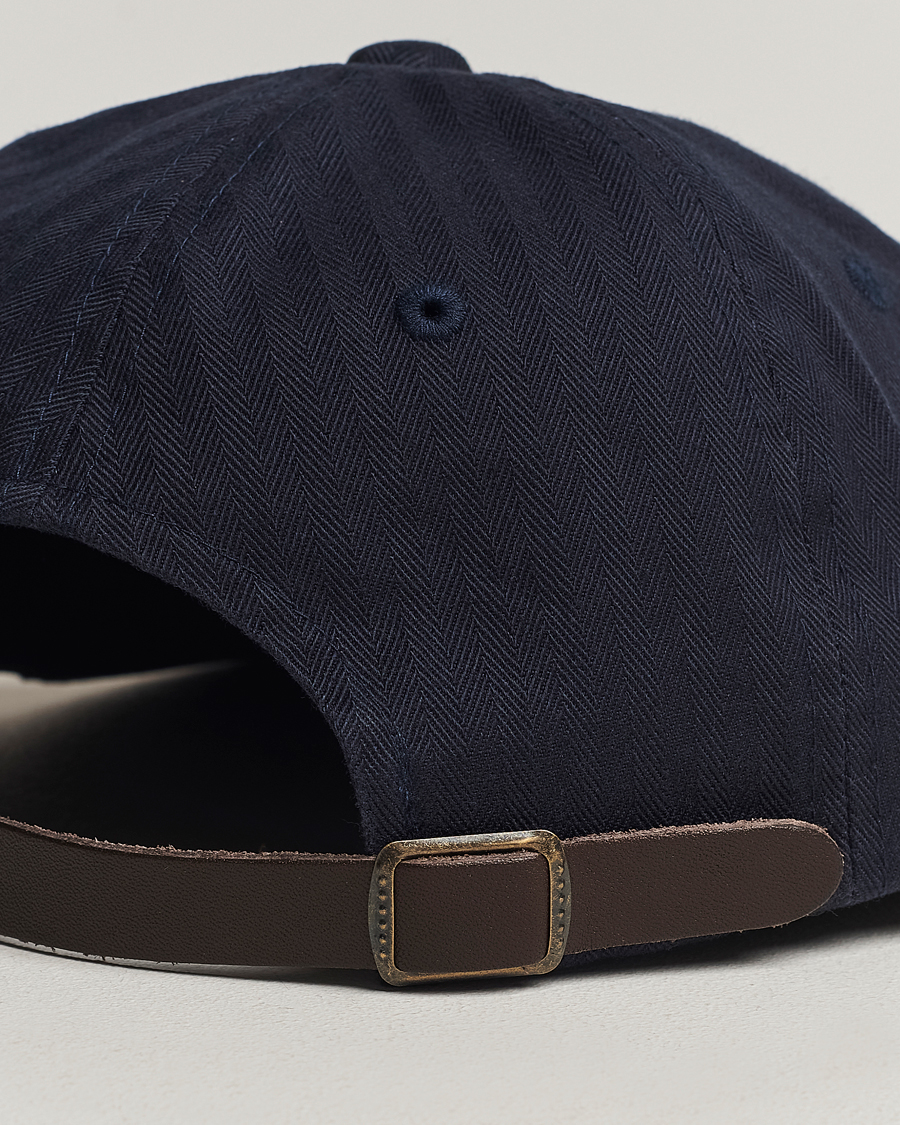 Mies | BEAMS PLUS 6 Panel Herringbone Cap Navy | BEAMS PLUS | 6 Panel Herringbone Cap Navy