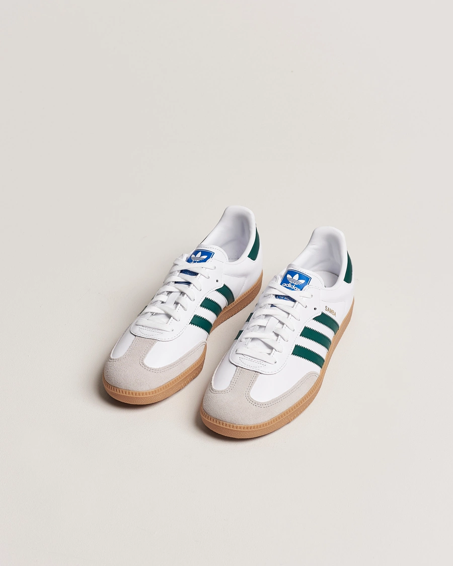Mies | adidas Originals | adidas Originals | Samba OG Sneaker White/Green