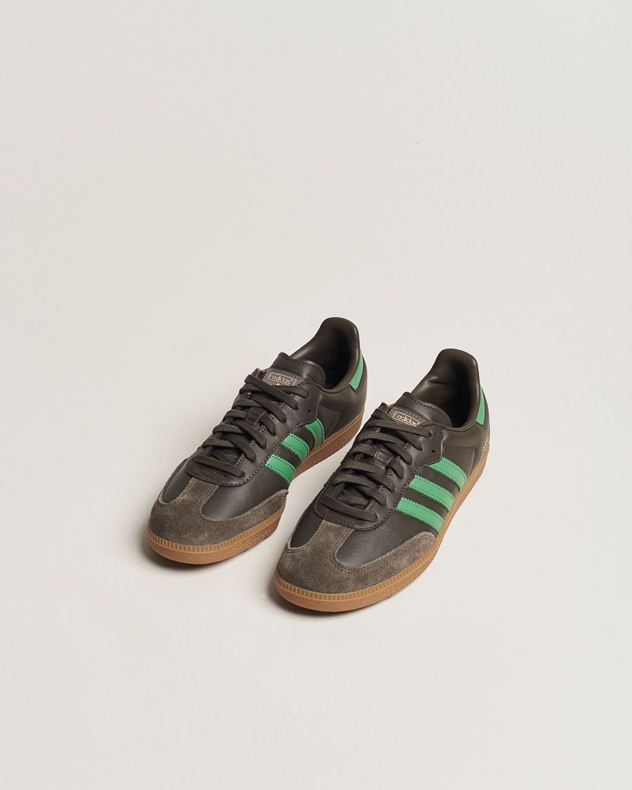 Herr | Skor | adidas Originals | Samba OG Sneaker Brown/Green