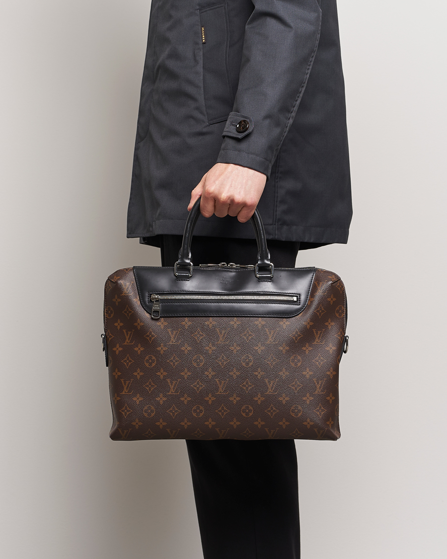 Mies | Louis Vuitton Pre-Owned Porte Documents Jour Document Bag Monogram | Louis Vuitton Pre-Owned | Porte Documents Jour Document Bag Monogram