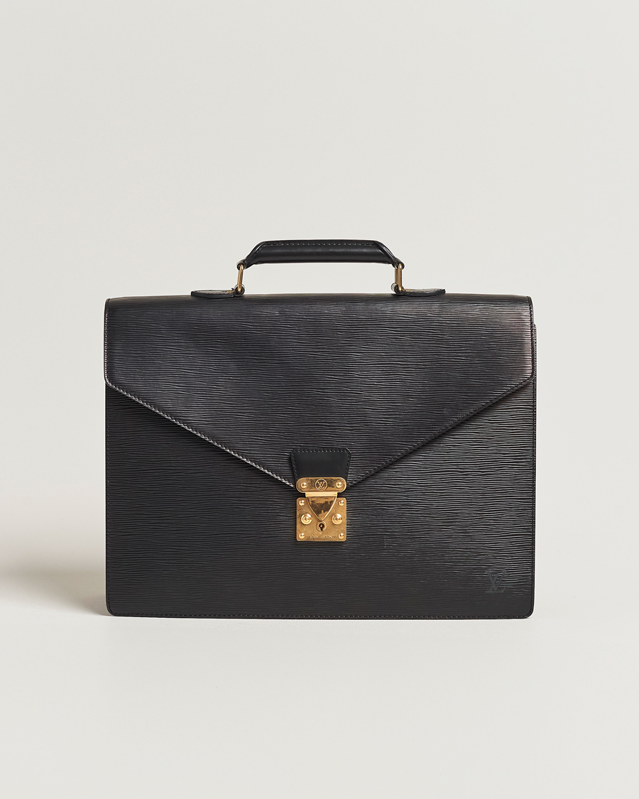Mies | Louis Vuitton Pre-Owned Serviette Conseiller EPI Leather Briefcase | Louis Vuitton Pre-Owned | Serviette Conseiller EPI Leather Briefcase