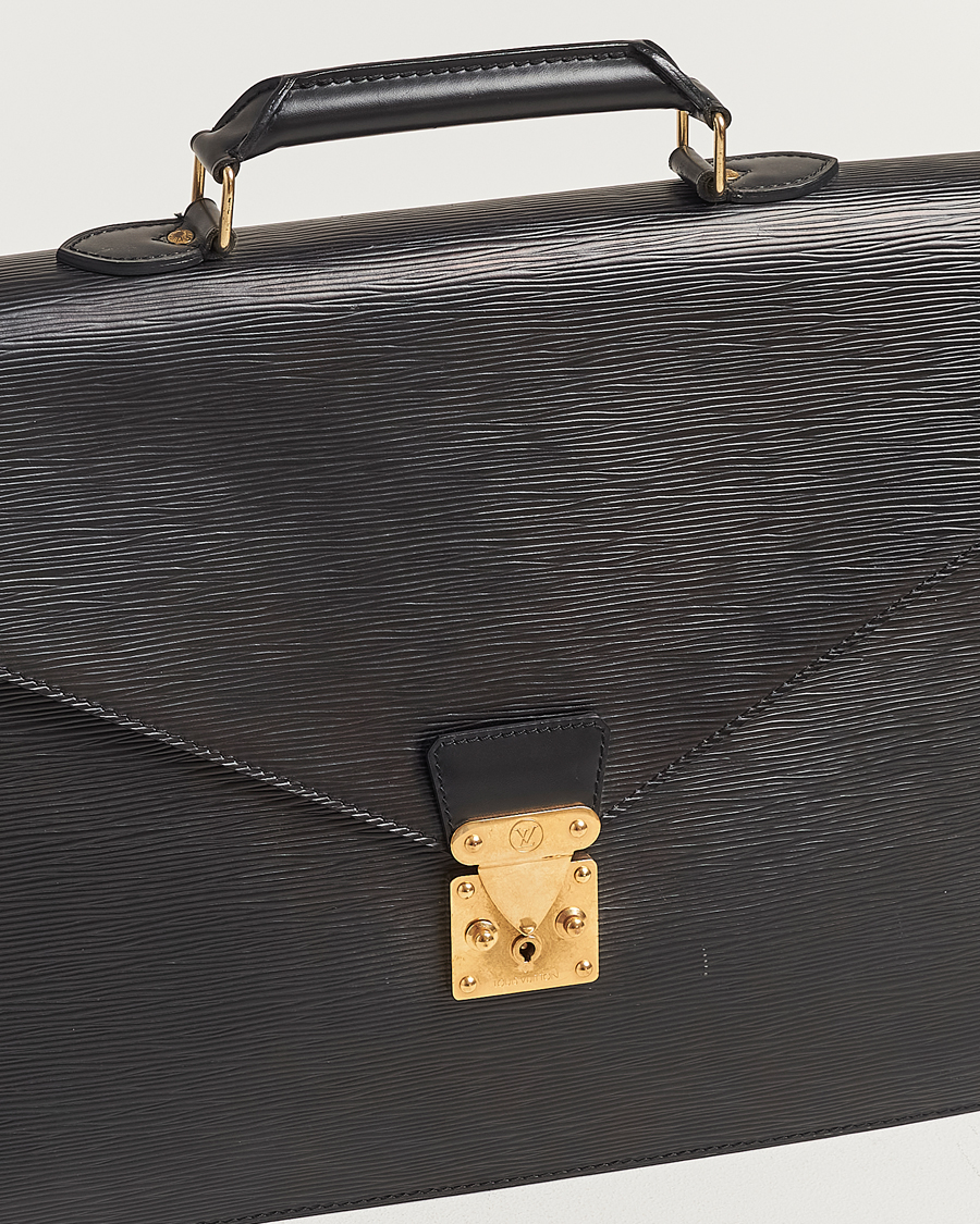 Mies | Louis Vuitton Pre-Owned Serviette Conseiller EPI Leather Briefcase | Louis Vuitton Pre-Owned | Serviette Conseiller EPI Leather Briefcase