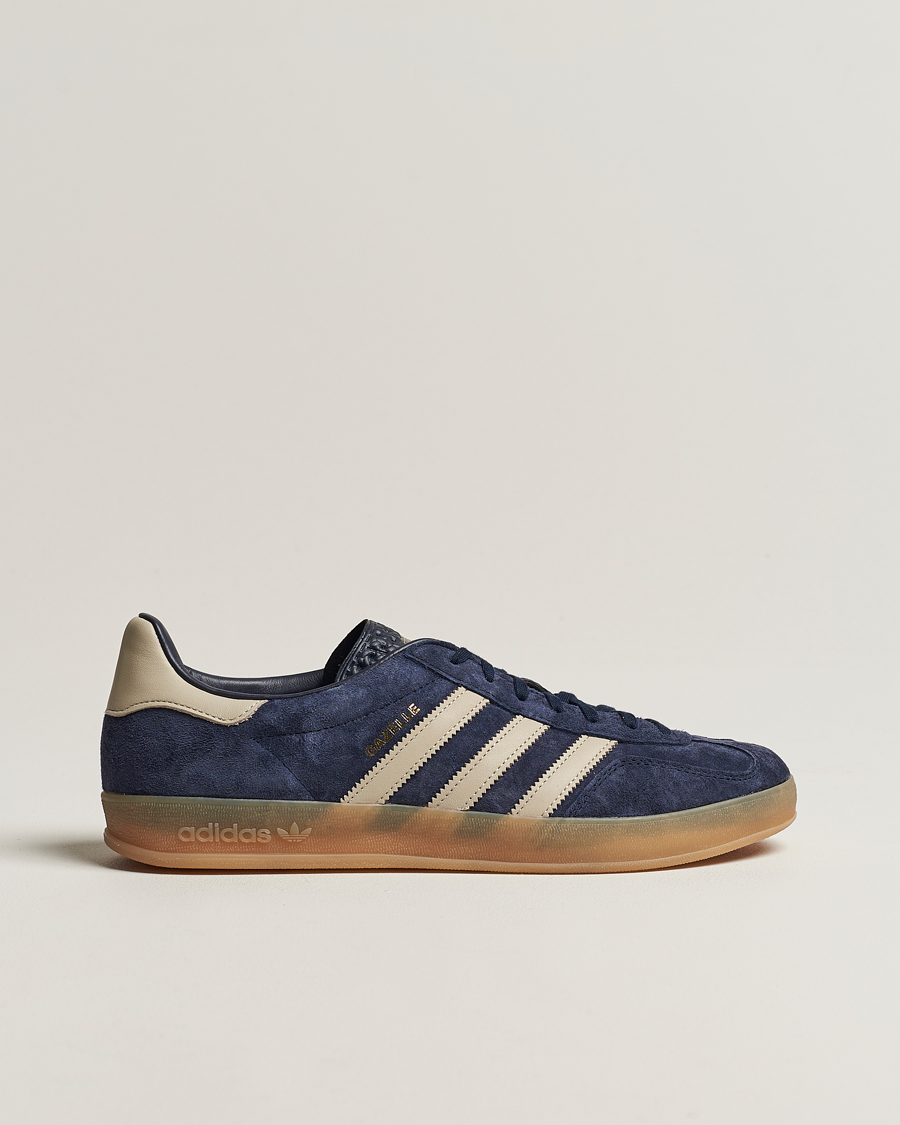 Mies | adidas Originals Gazelle Indoor Sneaker Blue/Beige | adidas Originals | Gazelle Indoor Sneaker Blue/Beige