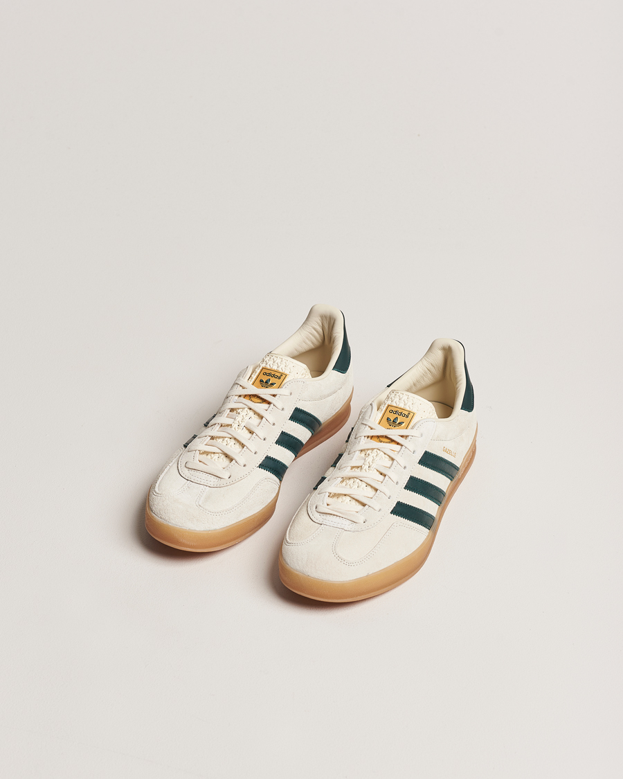 Mies | Mokkakengät | adidas Originals | Gazelle Indoor Sneaker White/Green