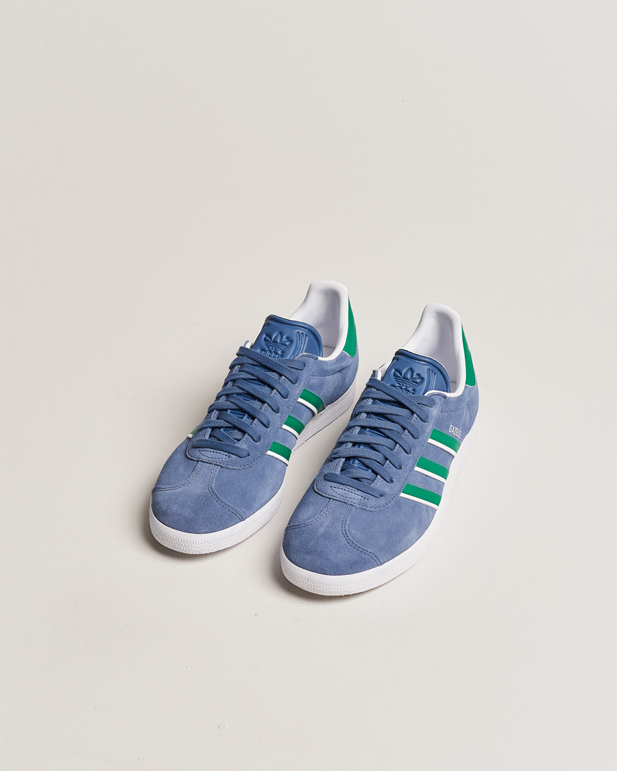 Mies | Mokkakengät | adidas Originals | Gazelle Sneaker Blue/Green