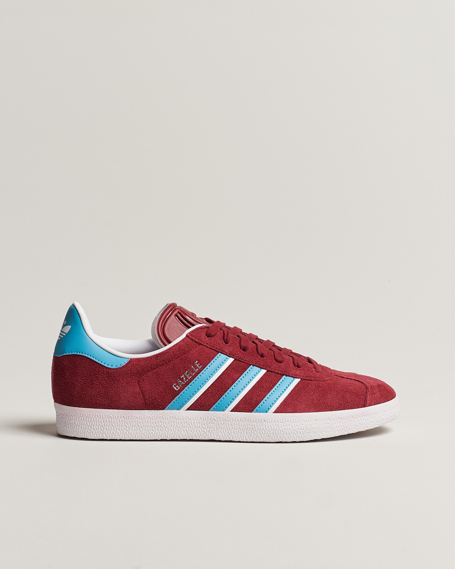 Mies | adidas Originals Gazelle Sneaker Burgundy/Blue | adidas Originals | Gazelle Sneaker Burgundy/Blue