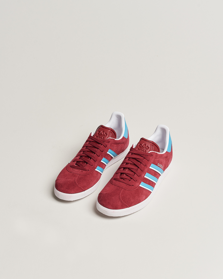 Mies | adidas Originals Gazelle Sneaker Burgundy/Blue | adidas Originals | Gazelle Sneaker Burgundy/Blue