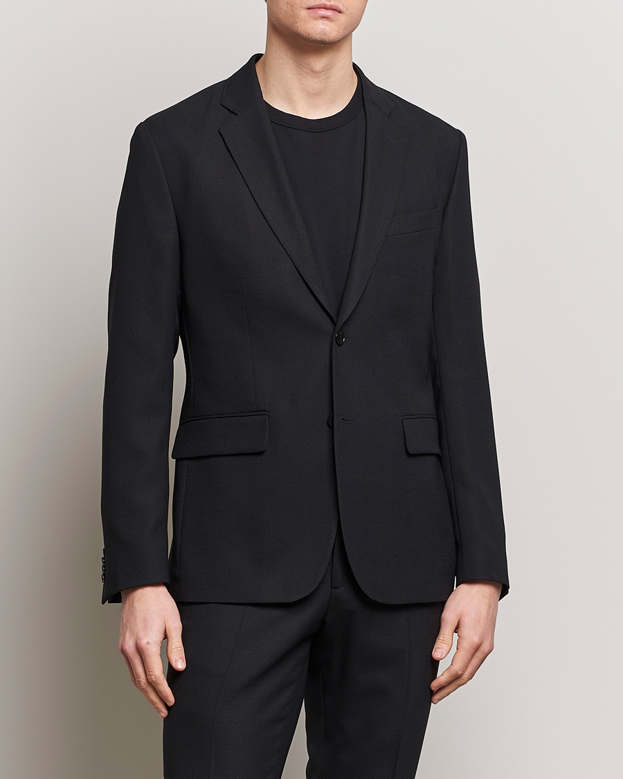 Mies | Pikkutakit | J.Lindeberg | Hopper Active Hopsack Blazer Black