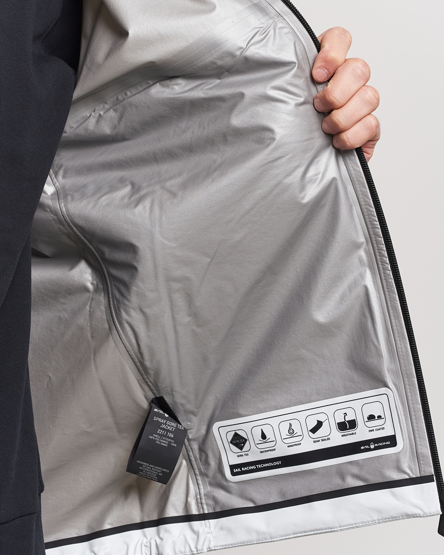 Mies | Takit | Sail Racing | Spray Gore-Tex Hooded Jacket Storm White