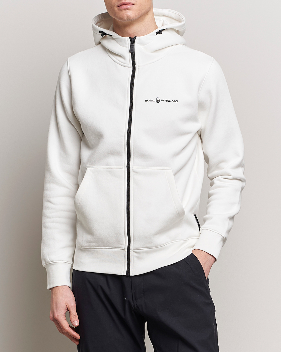 Mies | Puserot | Sail Racing | Bowman Full Zip Hoodie Storm White