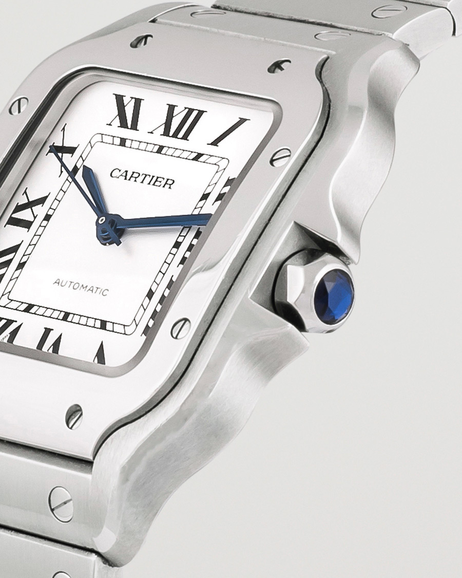 Mies | Cartier Pre-Owned Santos De Cartier Steel WSSA0029 Silver | Cartier Pre-Owned | Santos De Cartier Steel WSSA0029 Silver