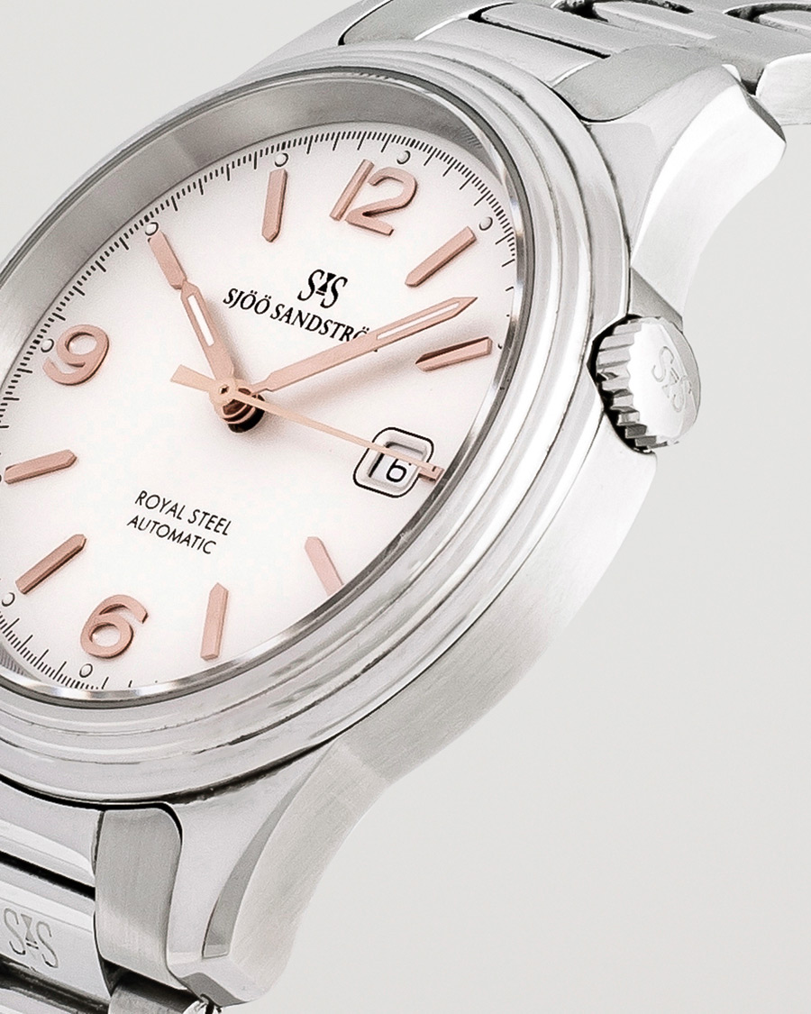 Mies | Sjöö Sandström Pre-Owned Royal Steel Classic 41mm Silver | Sjöö Sandström Pre-Owned | Royal Steel Classic 41mm Silver