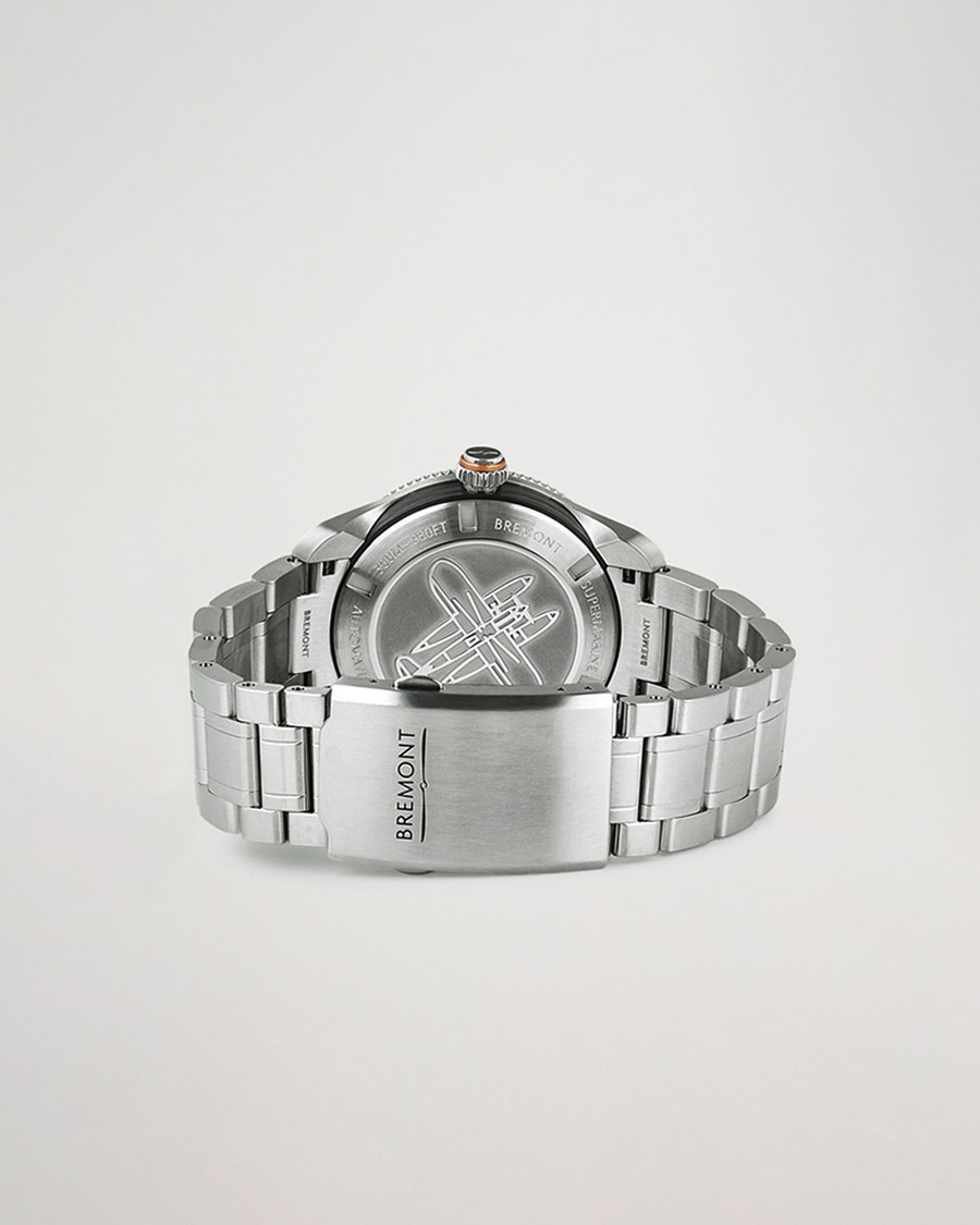 Mies | Bremont Pre-Owned S302 Supermarine GMT 40mm Steel Bracelet Silver | Bremont Pre-Owned | S302 Supermarine GMT 40mm Steel Bracelet Silver