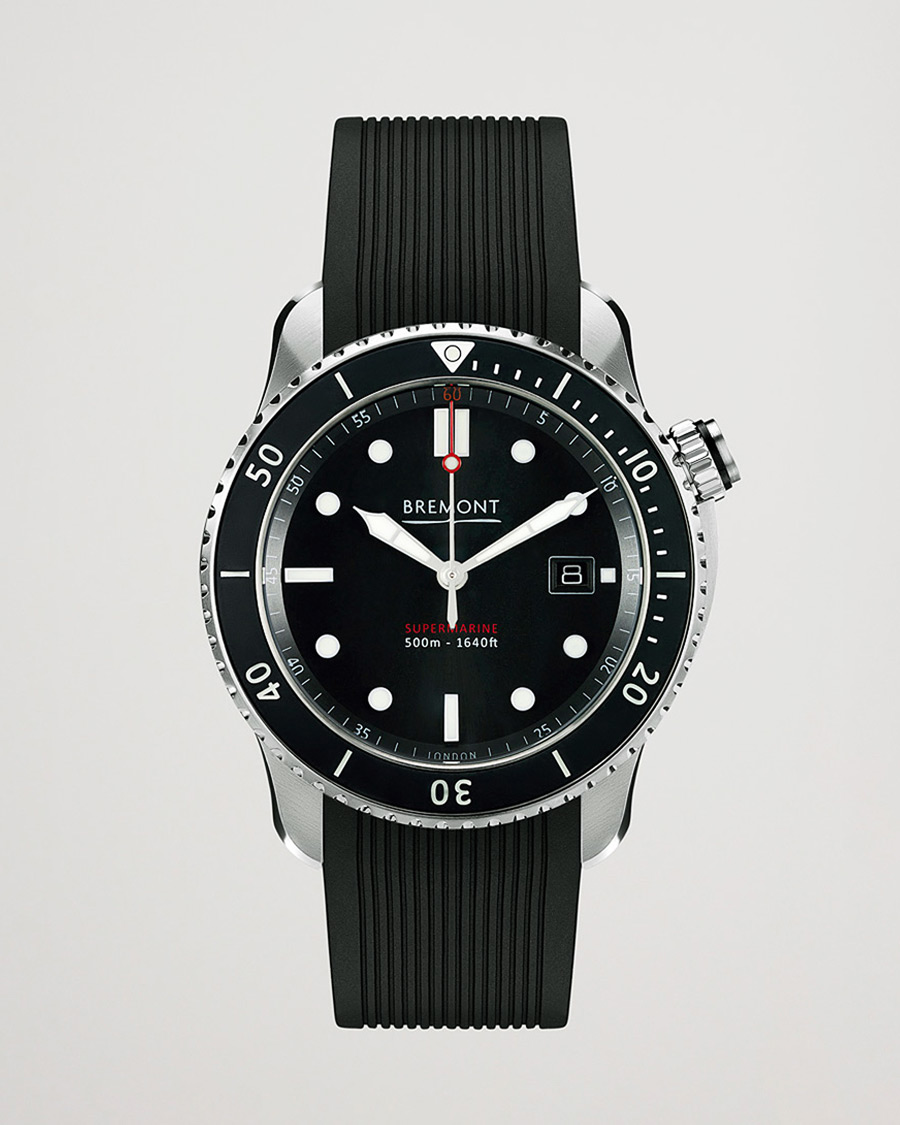 Mies | Bremont Pre-Owned S500 Supermarine 43mm Black Dial Silver | Bremont Pre-Owned | S500 Supermarine 43mm Black Dial Silver