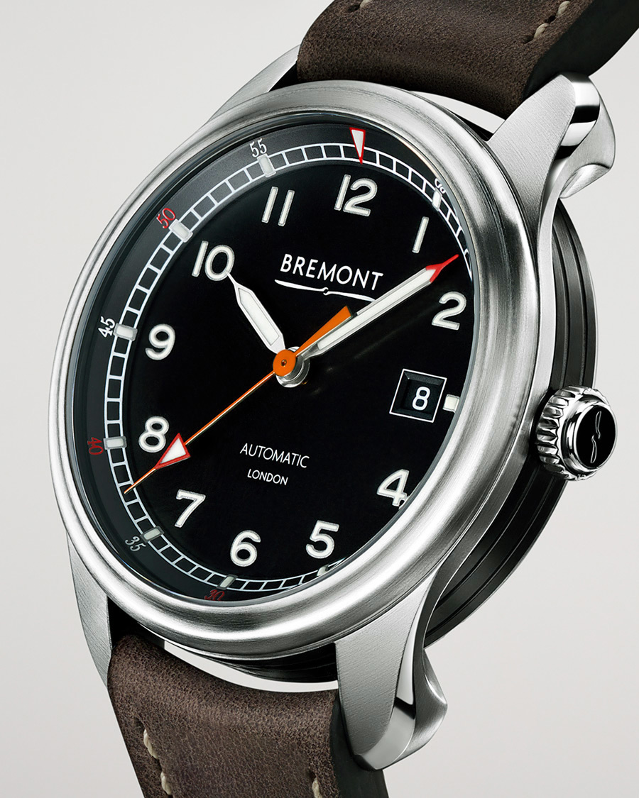 Mies | Bremont Pre-Owned Airco Mach 1 40mm Black Dial Silver | Bremont Pre-Owned | Airco Mach 1 40mm Black Dial Silver