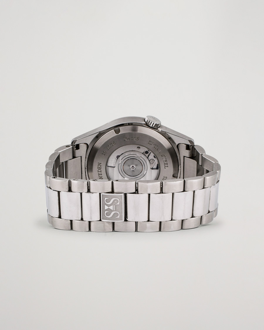 Käytetty | Pre-Owned & Vintage Watches | Sjöö Sandström Pre-Owned | Royal Steel Classic 36mm 1636-1 Silver