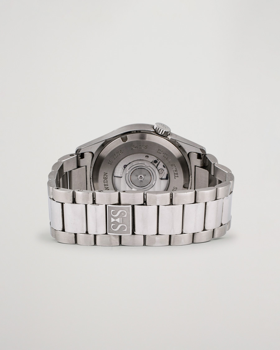 Mies | Sjöö Sandström Pre-Owned Royal Steel Classic 36mm 1636-1 Silver | Sjöö Sandström Pre-Owned | Royal Steel Classic 36mm 1636-1 Silver