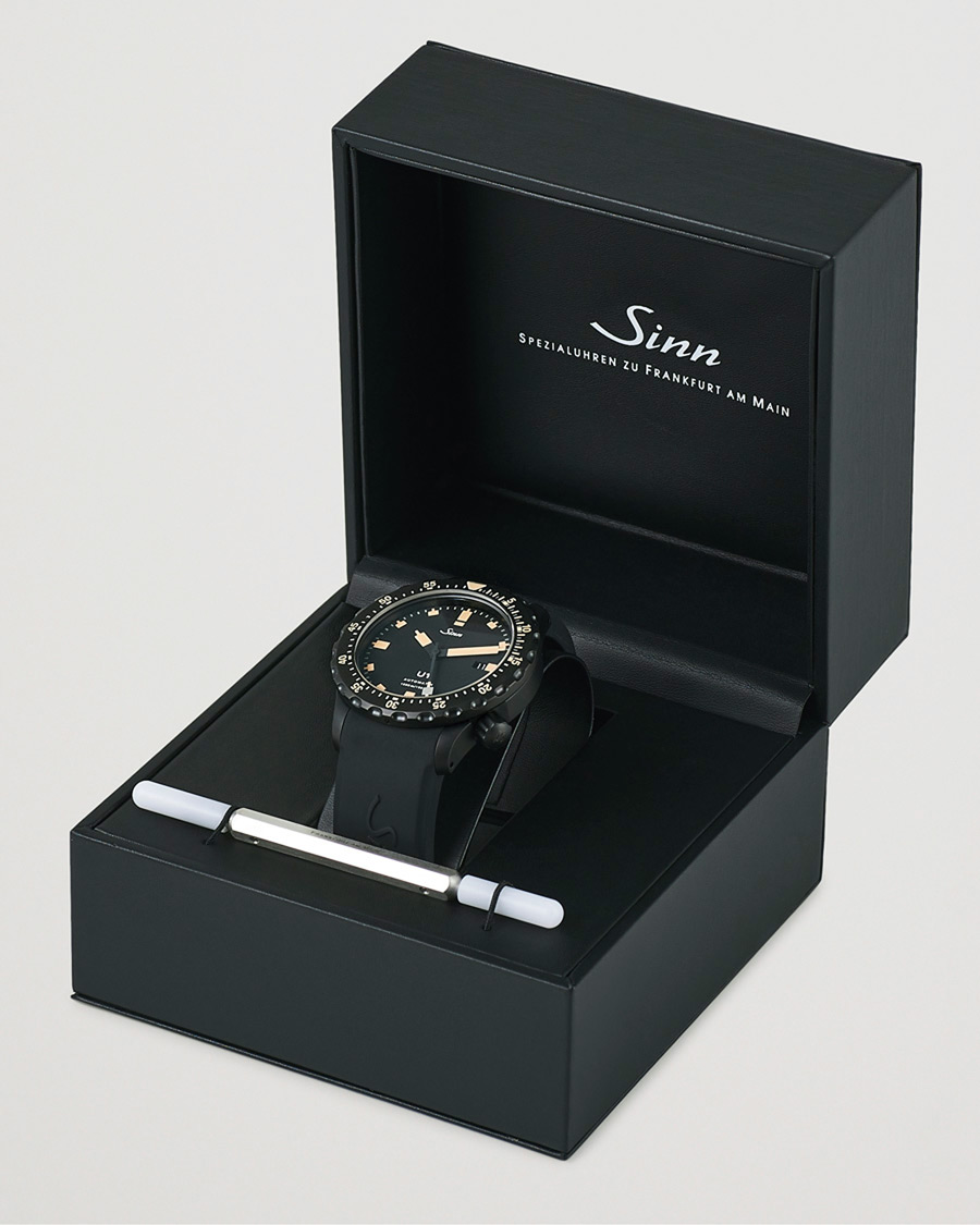 Mies | Sinn Pre-Owned U1 Black Hard Coating Diving Watch Silver | Sinn Pre-Owned | U1 Black Hard Coating Diving Watch Silver