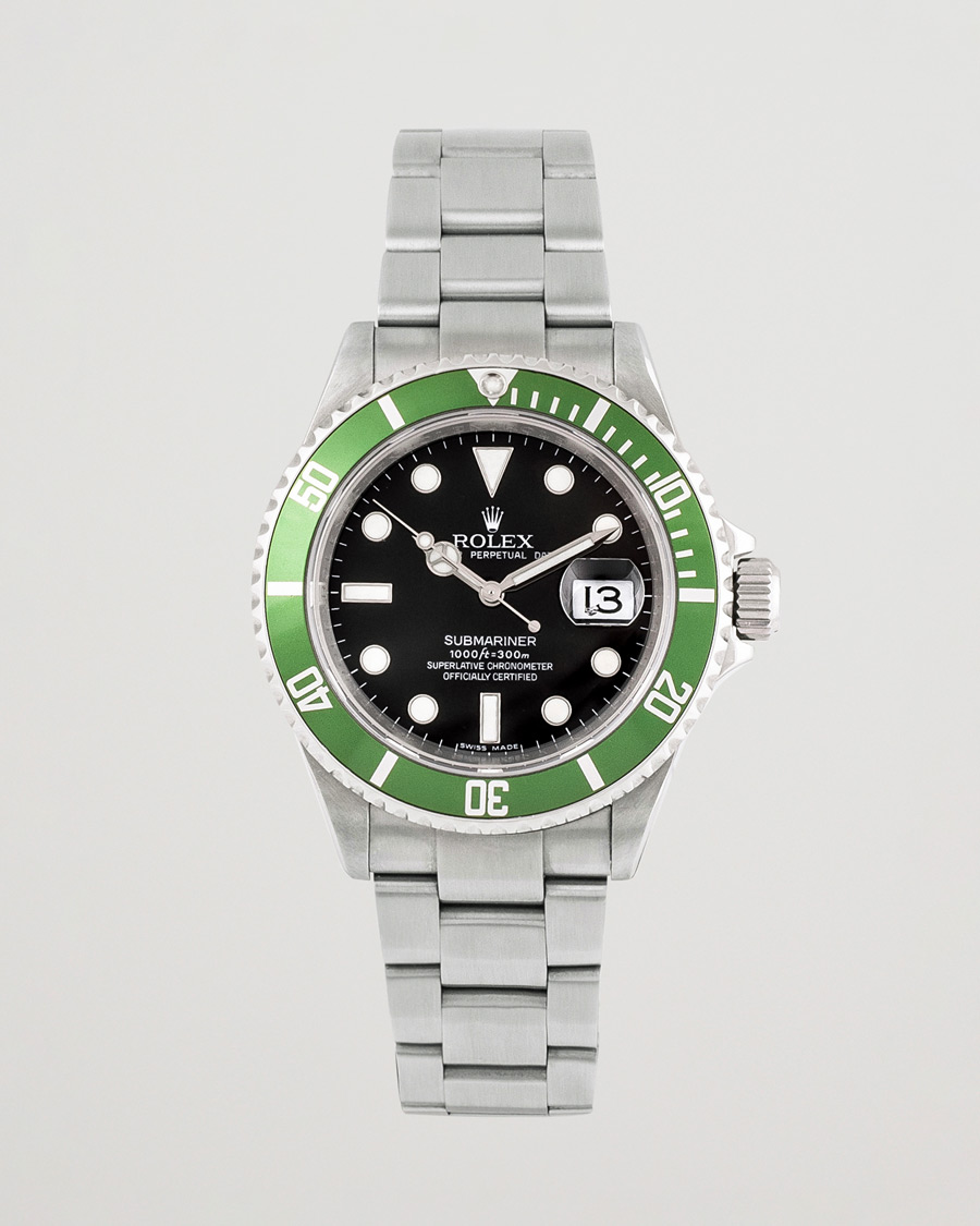 Mies | Rolex Pre-Owned Submariner 16610LV Oyster Perpetual Silver | Rolex Pre-Owned | Submariner 16610LV Oyster Perpetual Silver