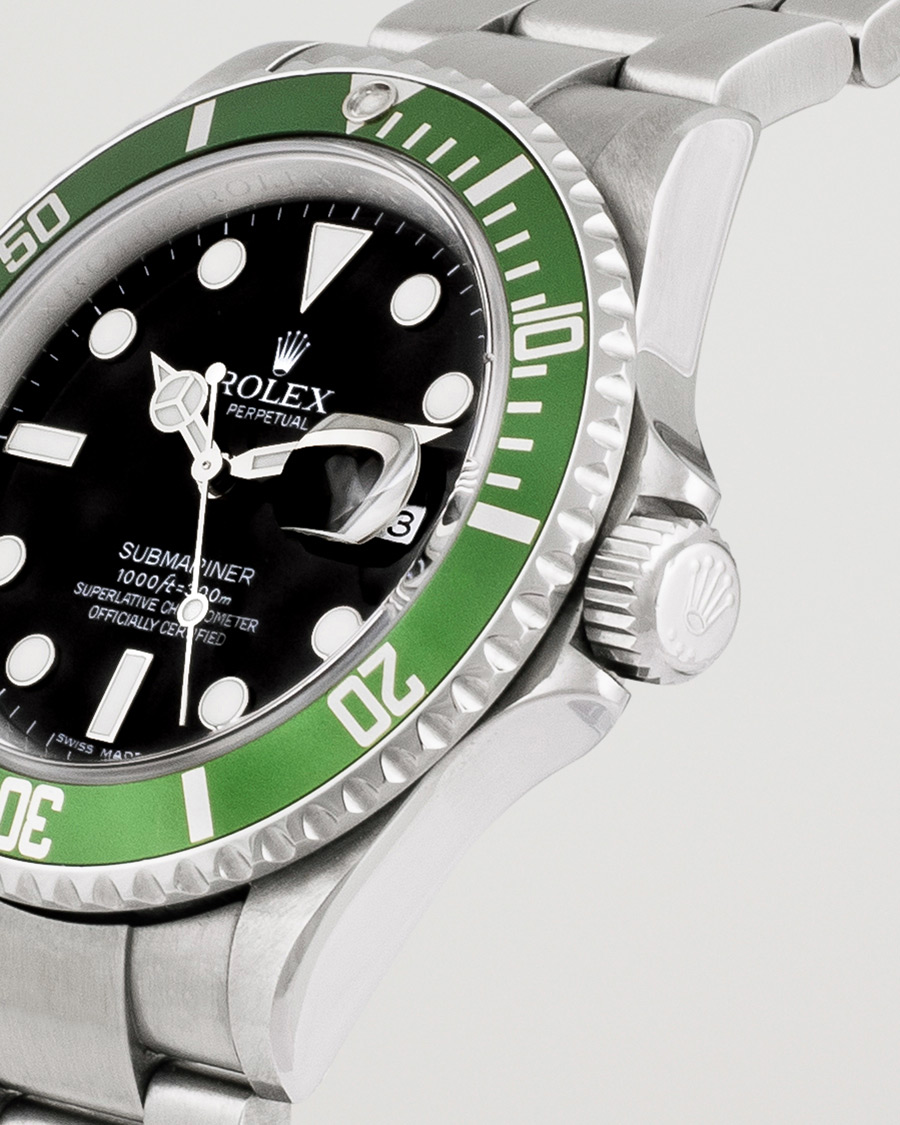 Mies | Rolex Pre-Owned Submariner 16610LV Oyster Perpetual Silver | Rolex Pre-Owned | Submariner 16610LV Oyster Perpetual Silver