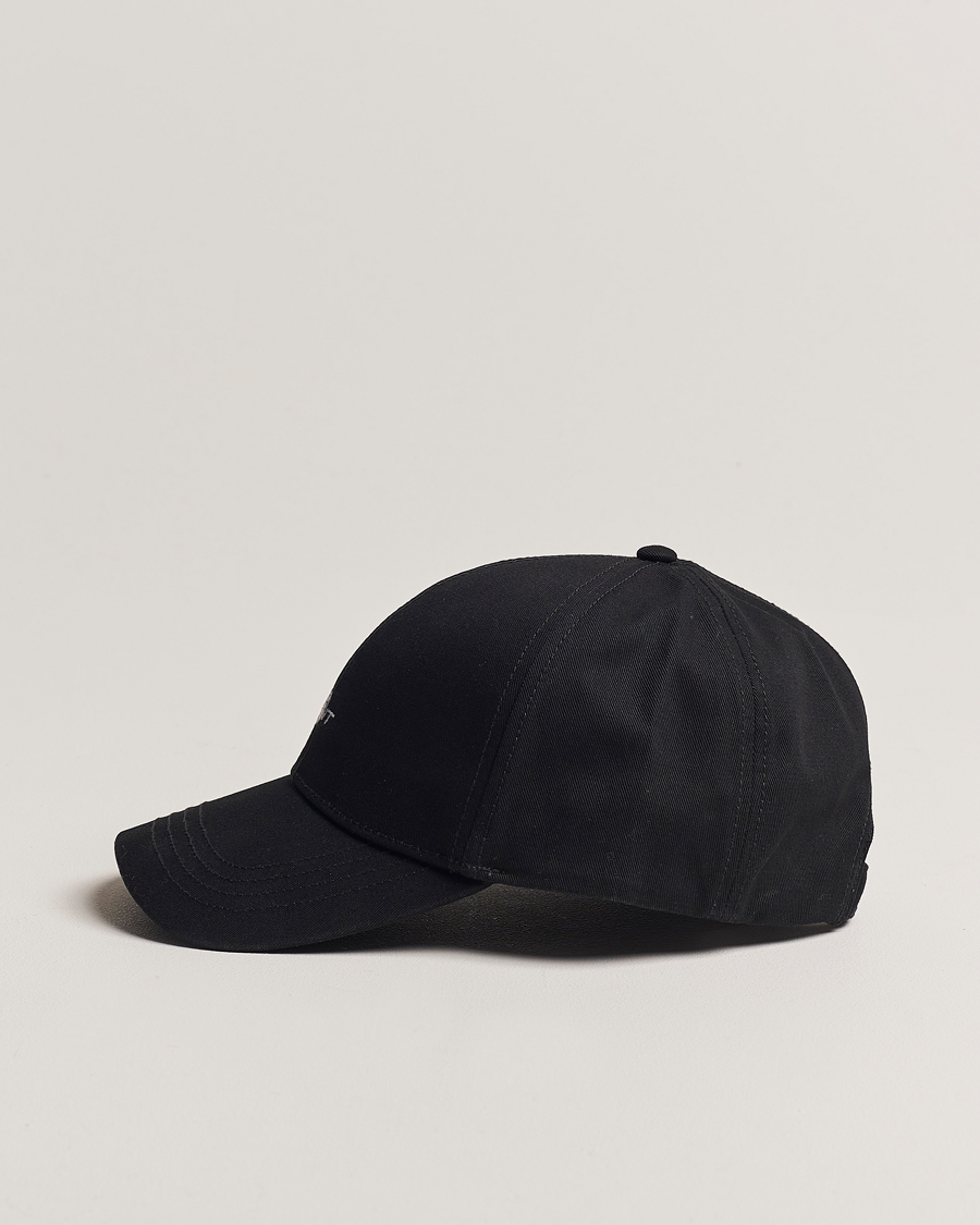 Mies | GANT High Cotton Twill Cap Black | GANT | High Cotton Twill Cap Black