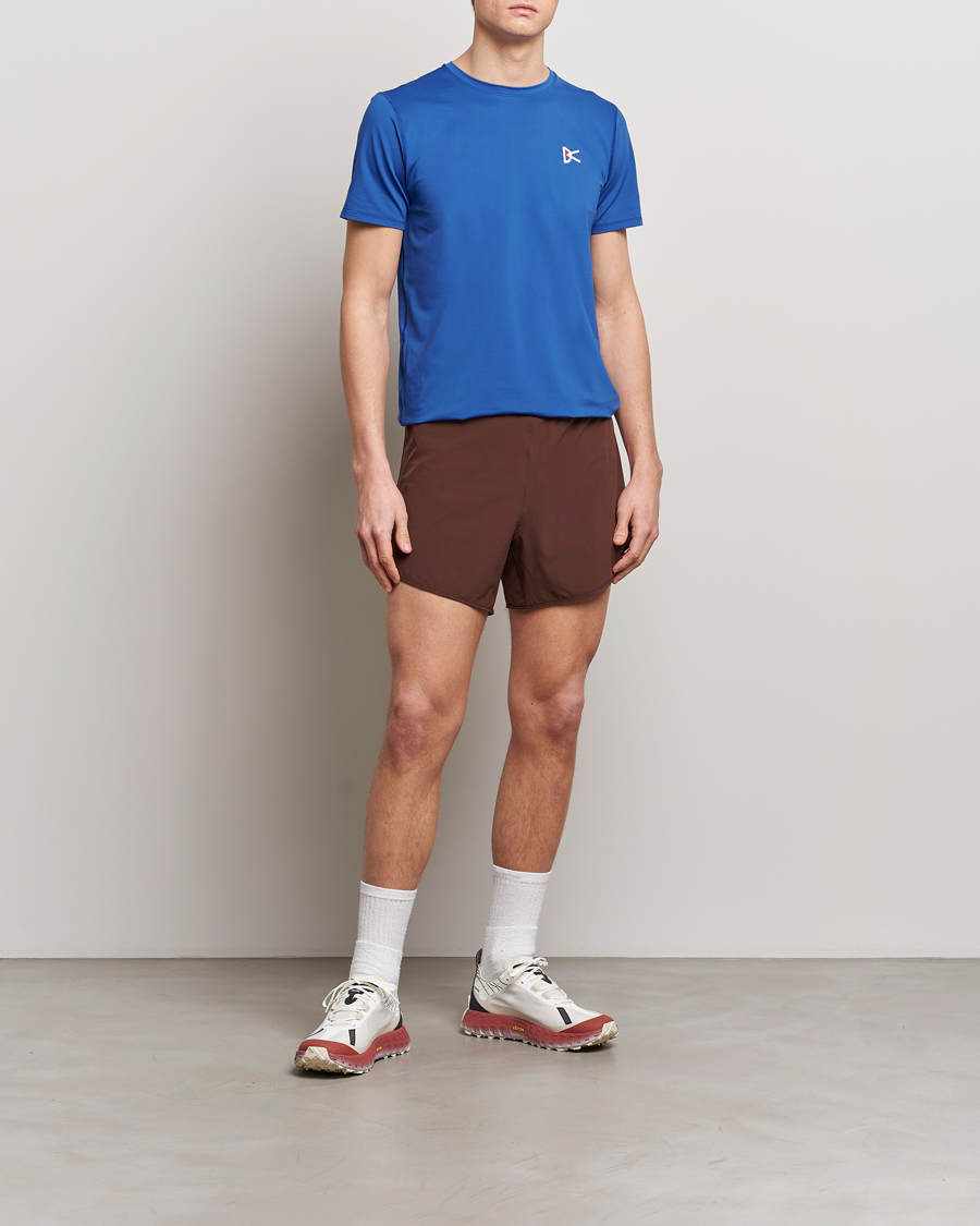 Mies | T-paidat | District Vision | Lightweight Short Sleeve T-Shirts Ocean Blue