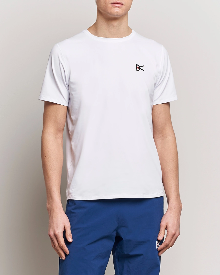Mies | Valkoiset t-paidat | District Vision | Lightweight Short Sleeve T-Shirts White