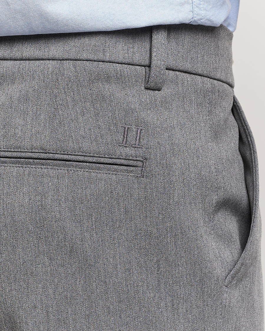 Mies | Housut | LES DEUX | Como Reg Suit Pants Grey Melange