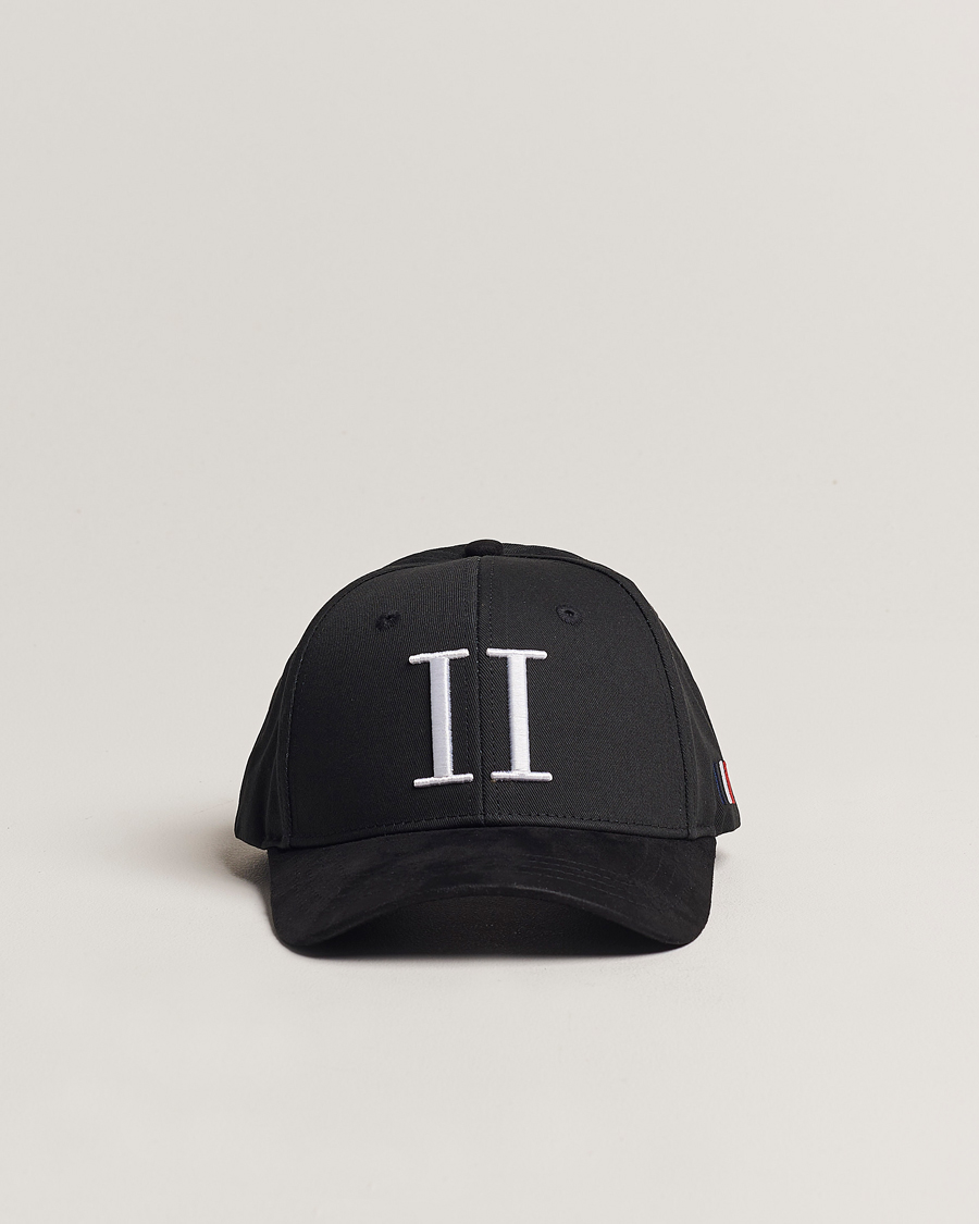 Mies | Päähineet | LES DEUX | Baseball Cap Suede II Black/White